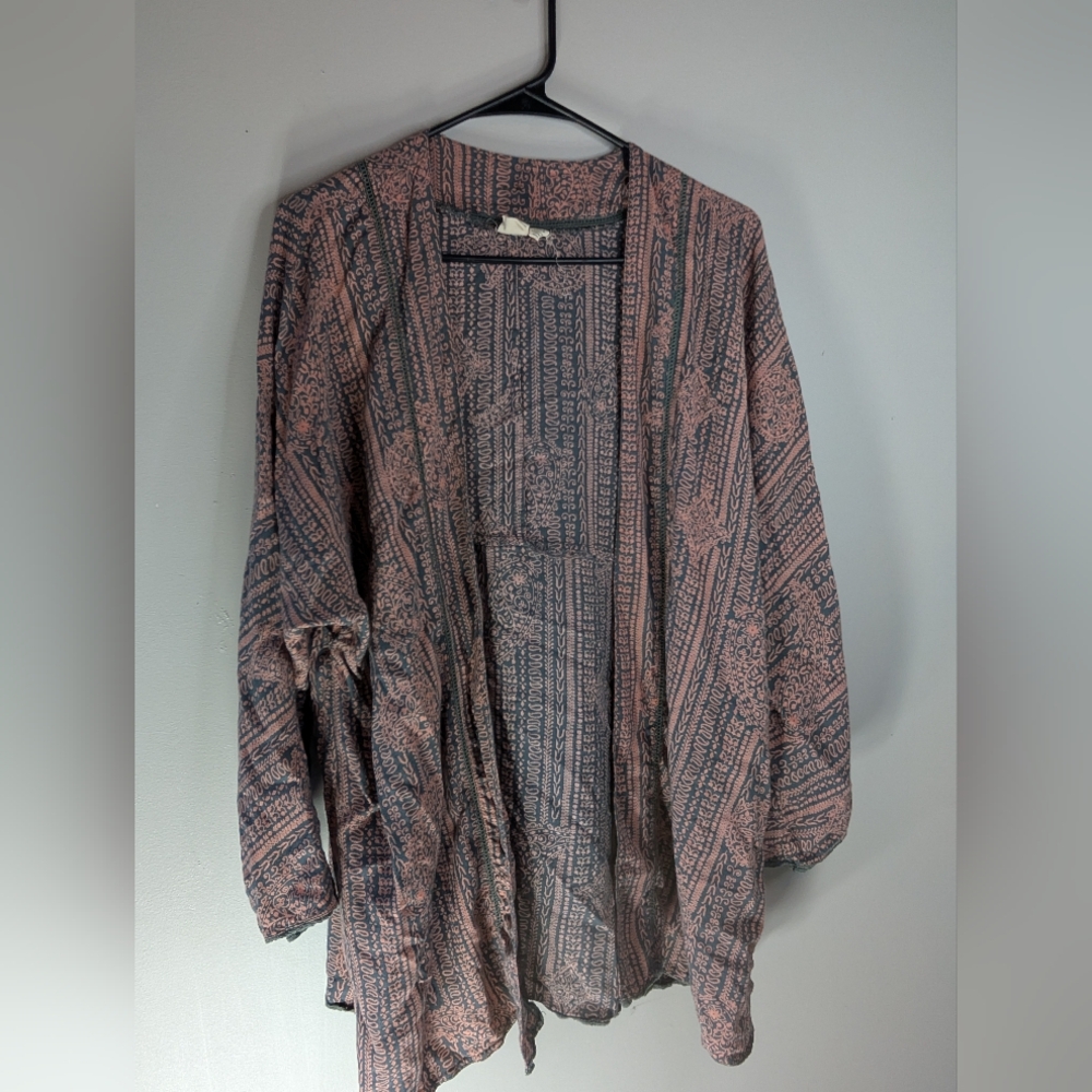Roxy Women's Patterned Kimono Cardigan Size large